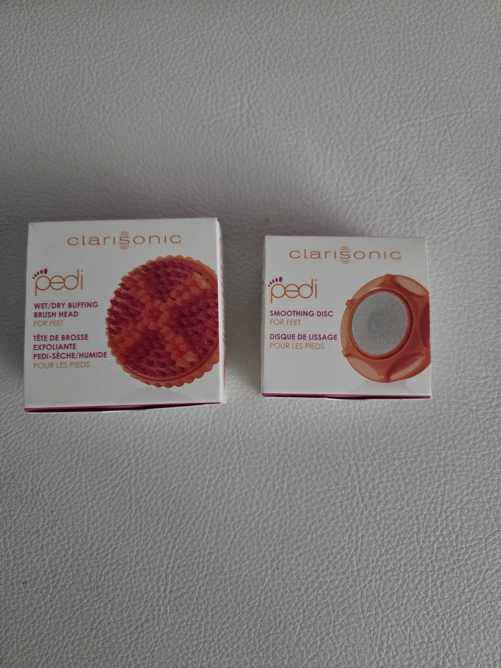 Pedi replacement brush head and smoothing disc